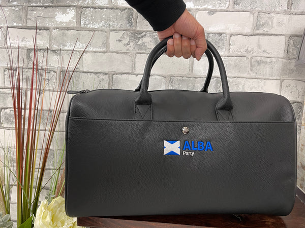 New ALBA Faux Black Leather Bag