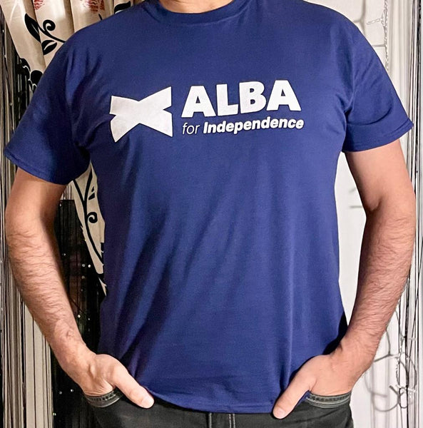 NEW - ALBA for Independence navy t-shirt