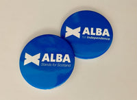 ALBA for Independence badge