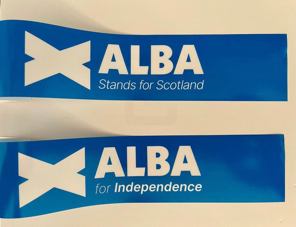 ALBA Stands for Scotland car sticker